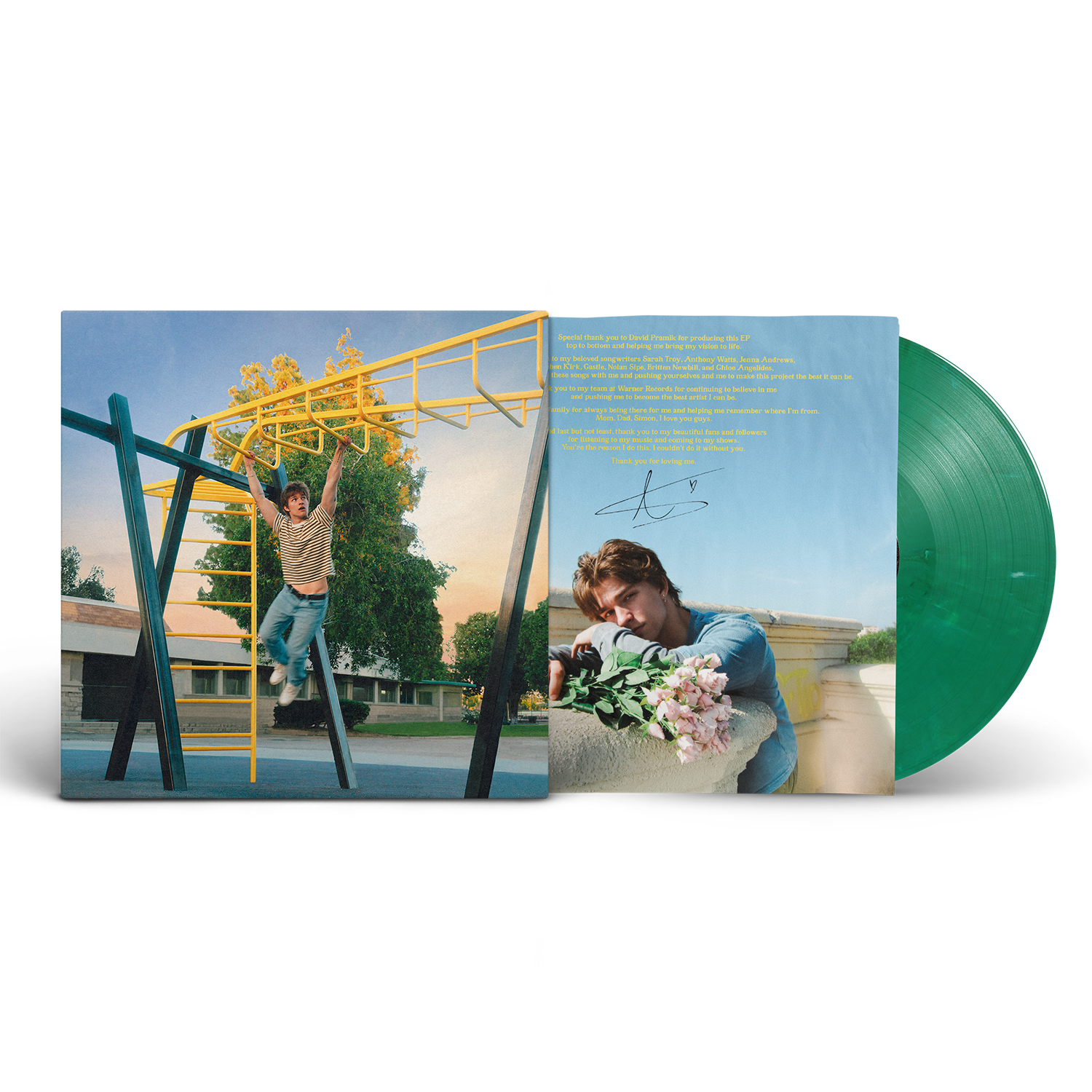 Growing Pains SIGNED Eco-Mix Green Vinyl