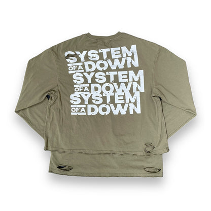 Awake Distressed Long Sleeve