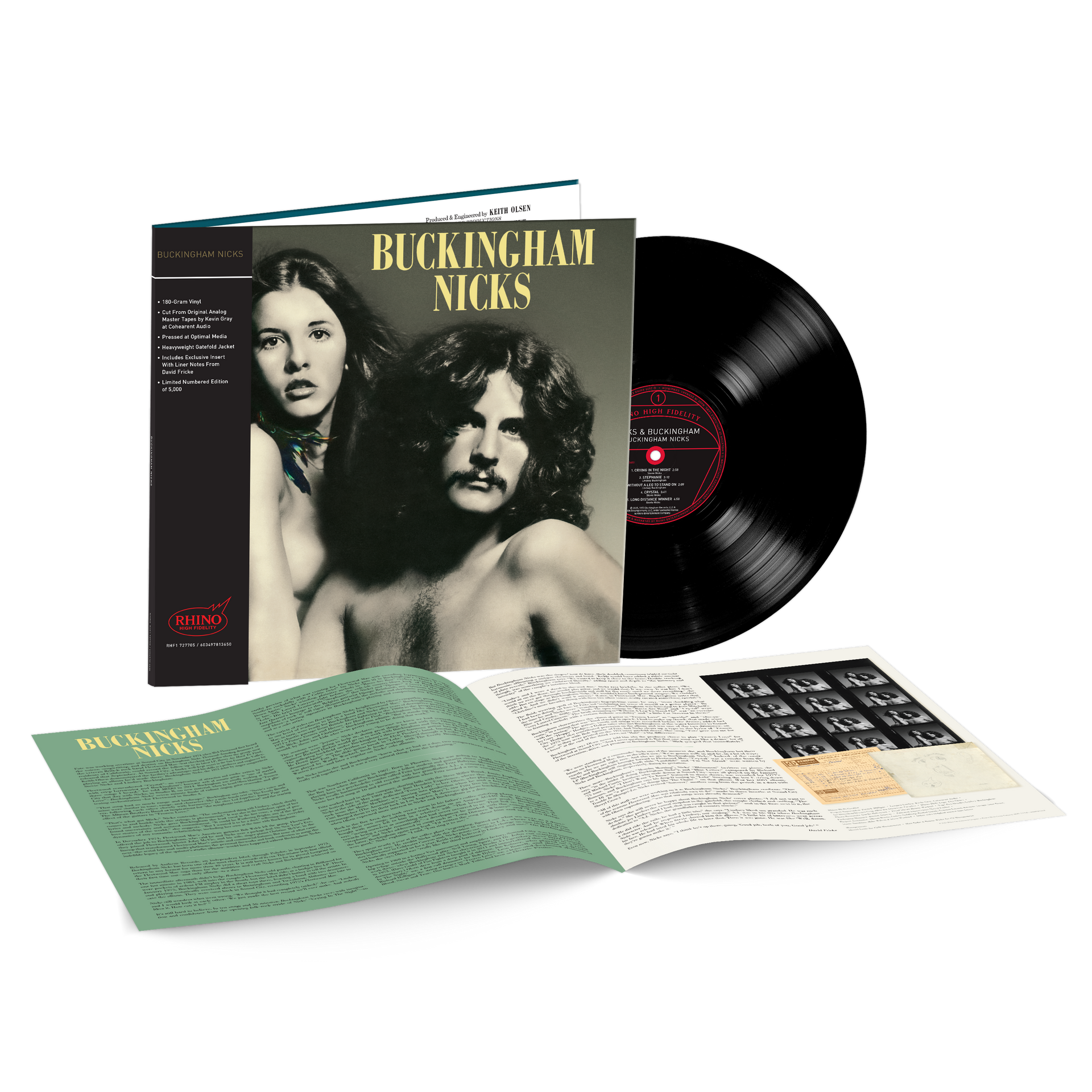 Buckingham Nicks US盤LP Buckingham Nicks (Rhino High Fidelity)(Unnumbered) Vinyl [LP