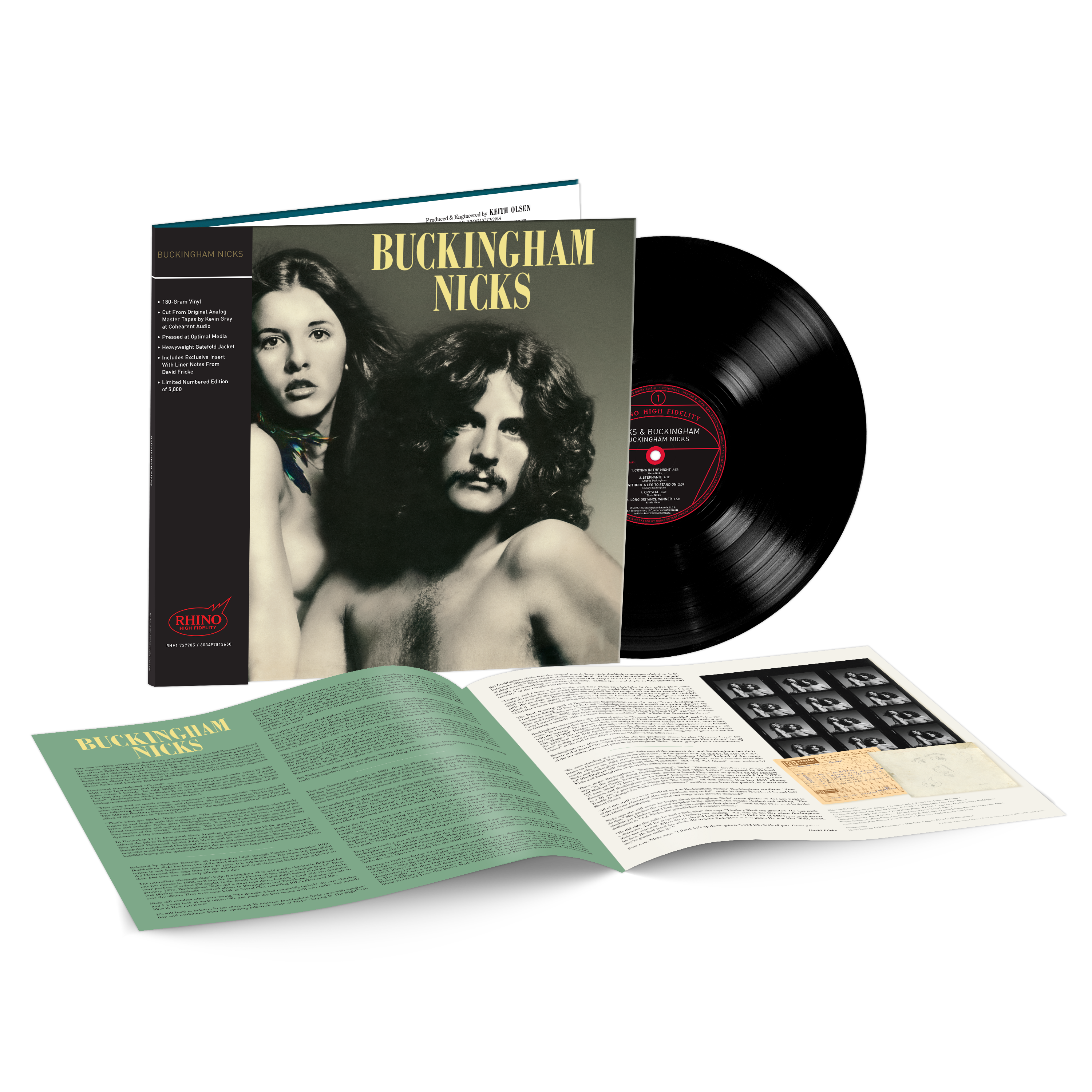 Buckingham Nicks (Rhino High Fidelity)(Unnumbered) LP