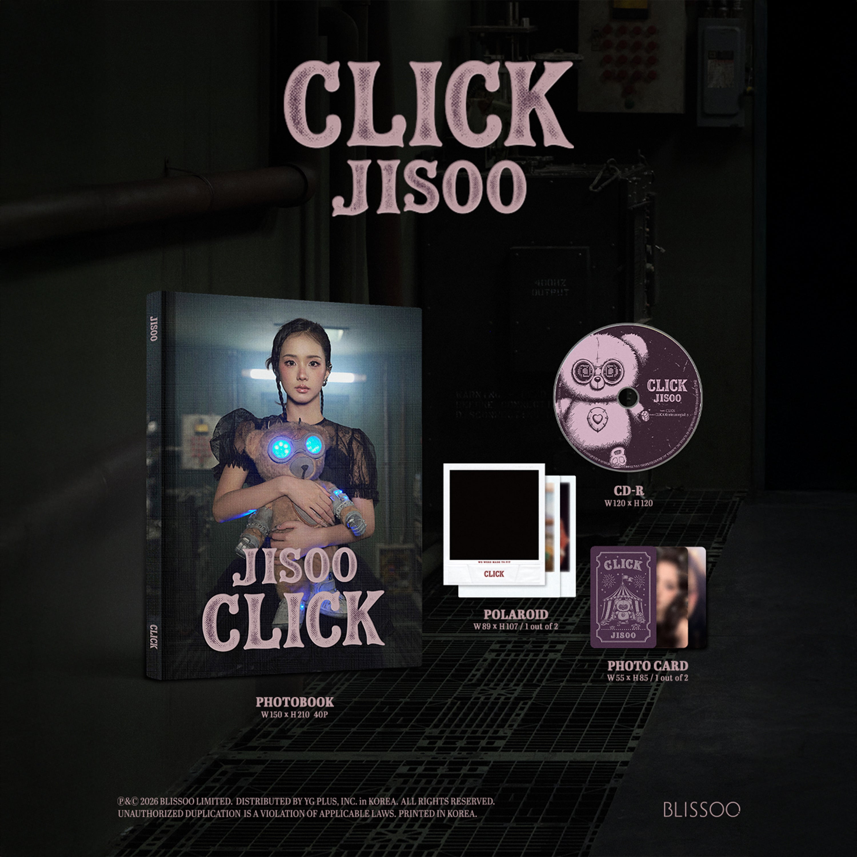JISOO Single Album [CLICK] PHOTOBOOK VER.