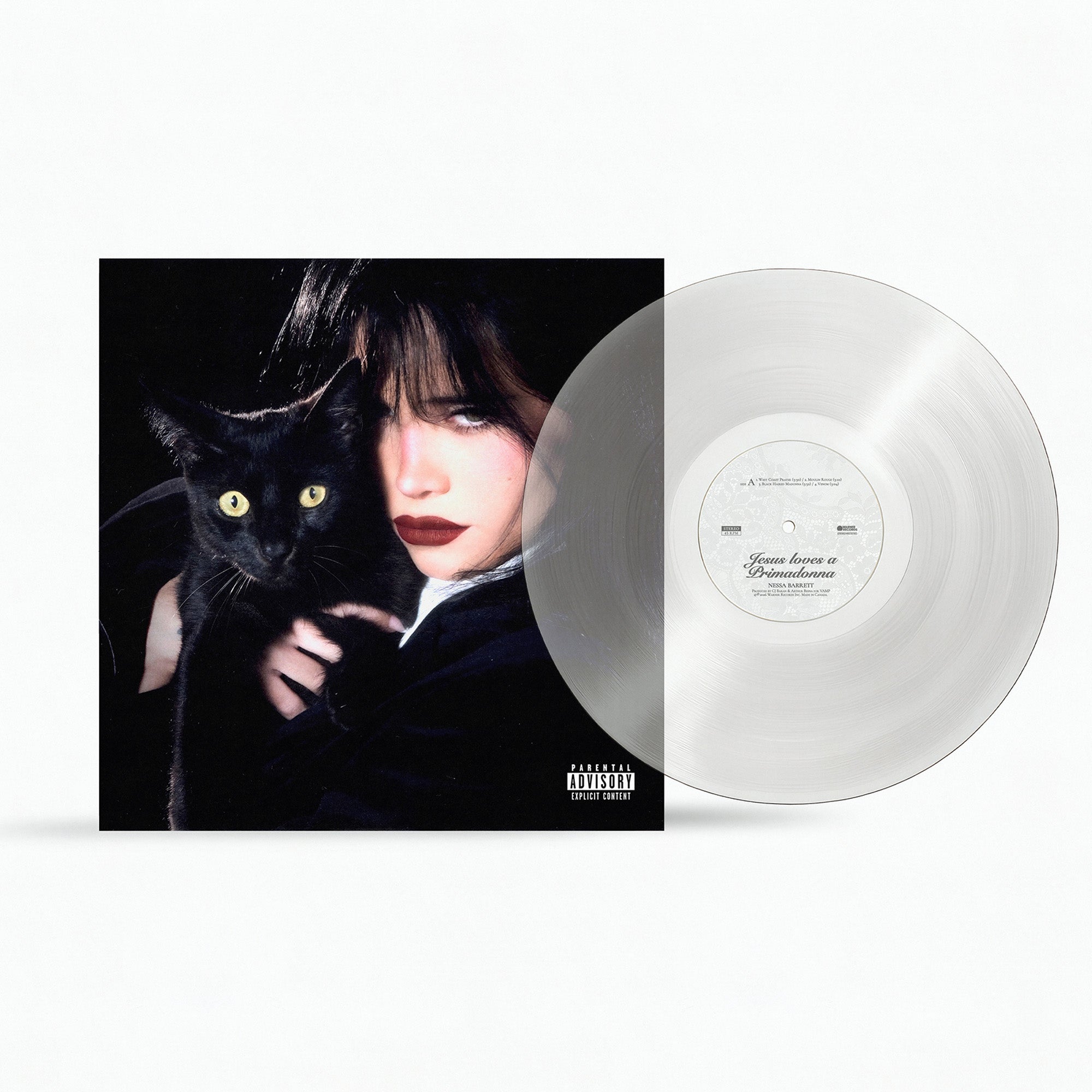 Jesus loves a primadonna Crystal Clear Vinyl LP – Warner Music Canada