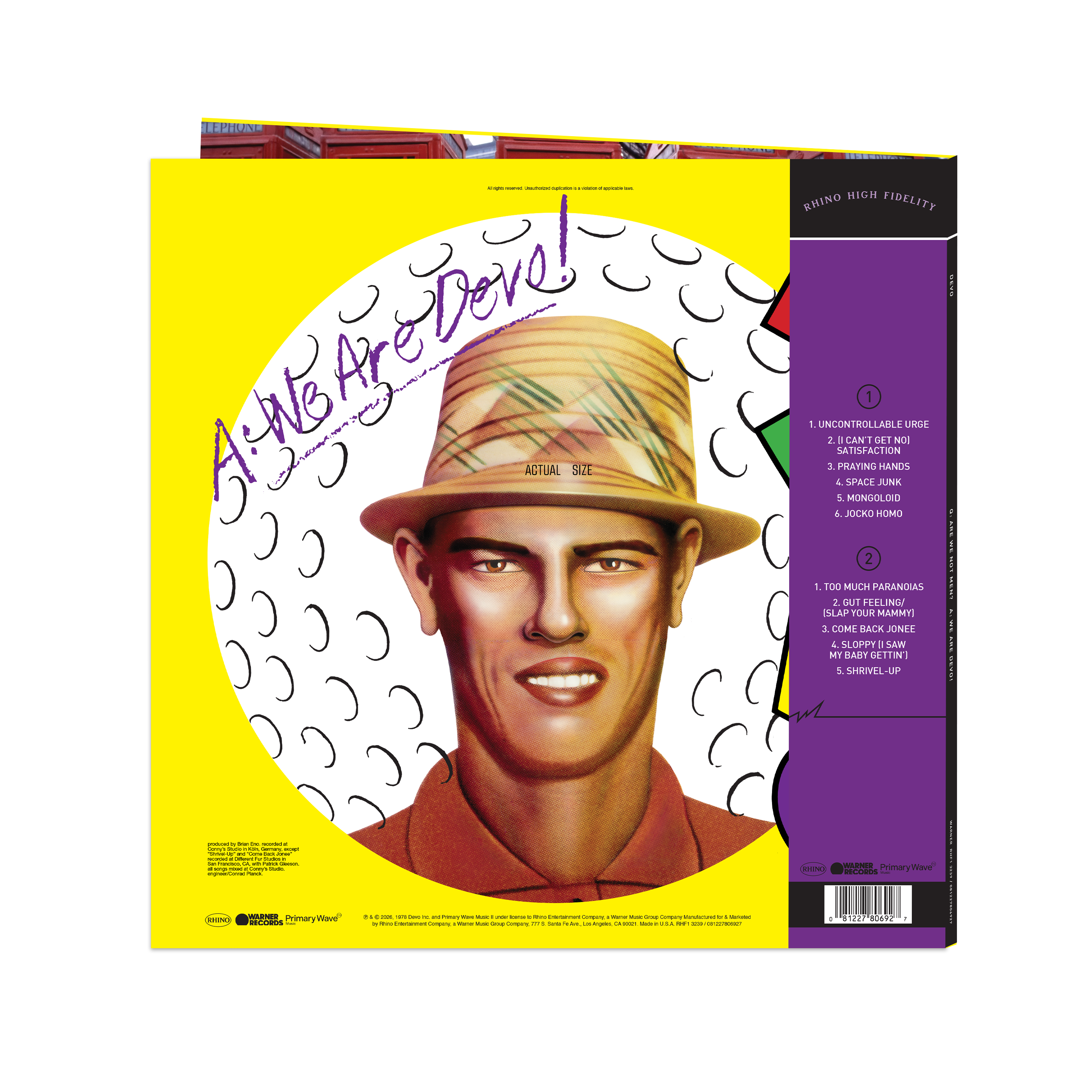 Q: Are We Not Men? A. We Are Devo! (Rhino High Fidelity)