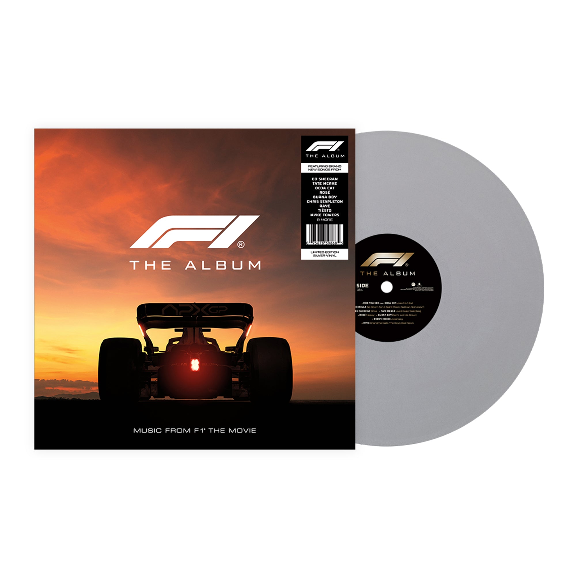 F1 THE ALBUM レコード エフワン リキッド入りレコード F1SilvV_928b4246-6e90-40f8-