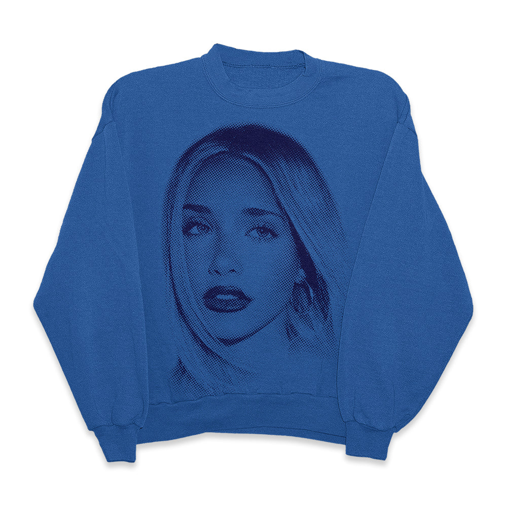 Nessa Blue Crewneck