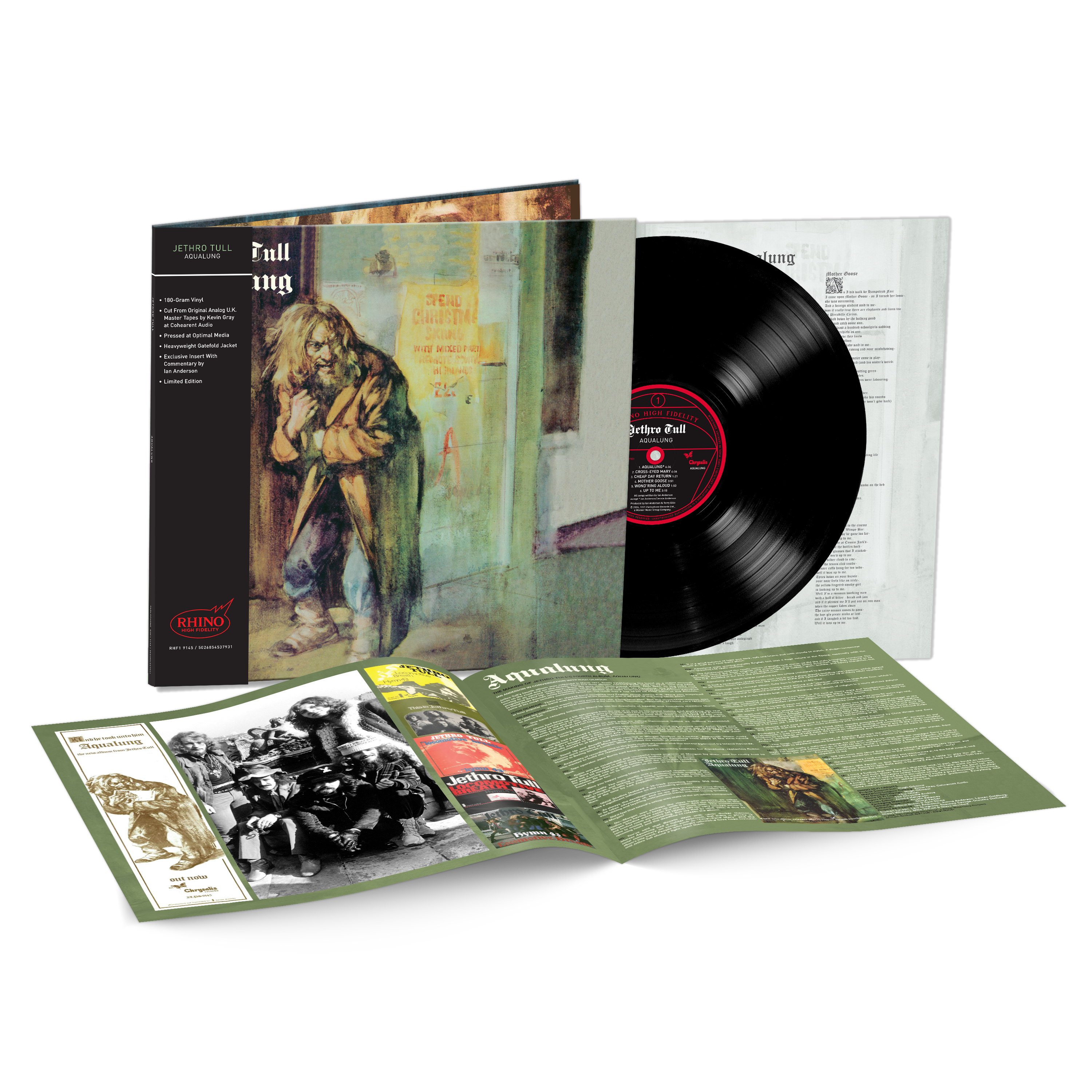 JETHRO TULL 1968-1972 (Rhino High Fidelity) (5LP Boxed Set)