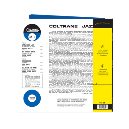 Coltrane Jazz (Mono) (Rhino High Fidelity) (Unnumbered) Vinyl [LP]