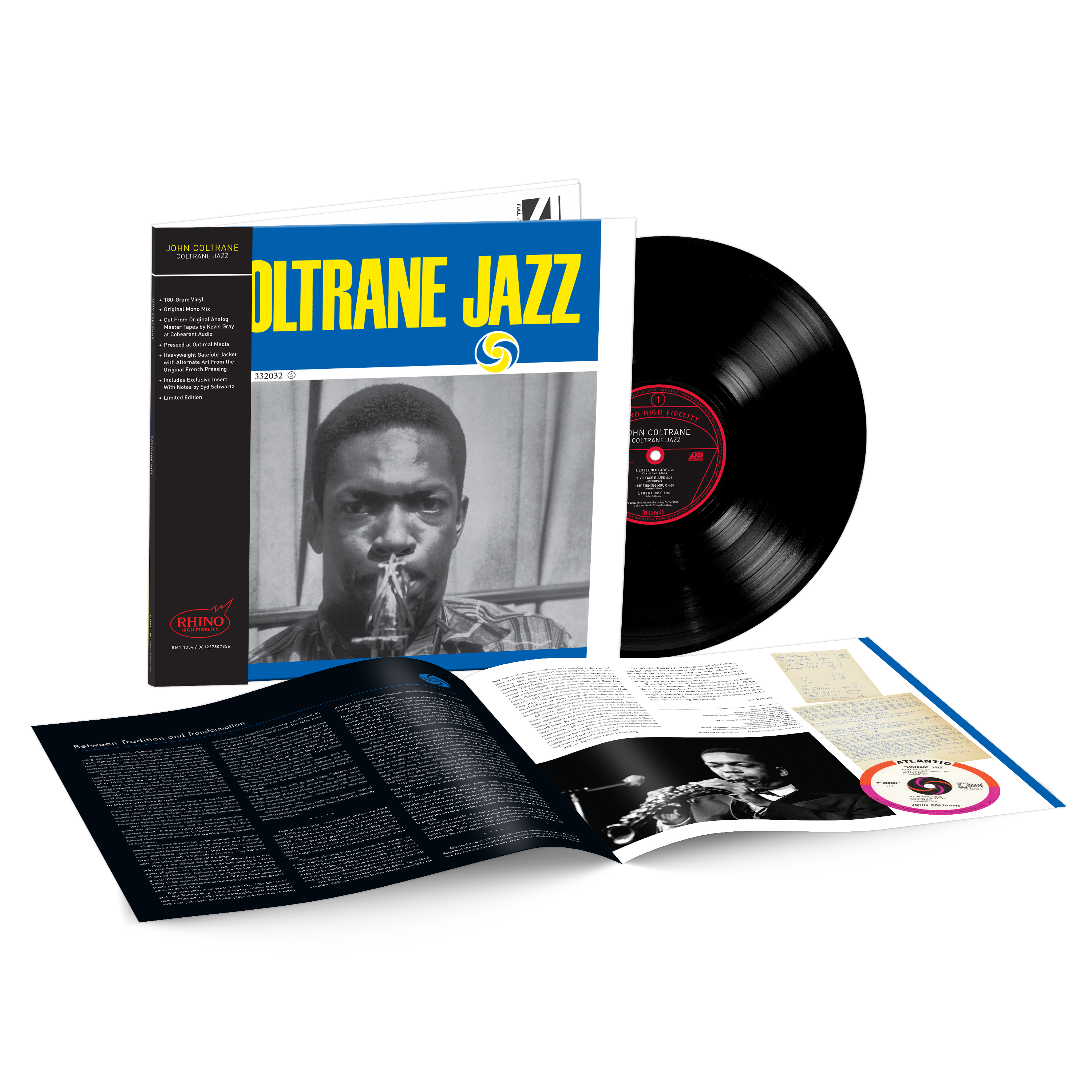 Coltrane Jazz (Mono) (Rhino High Fidelity) (Unnumbered) Vinyl [LP]