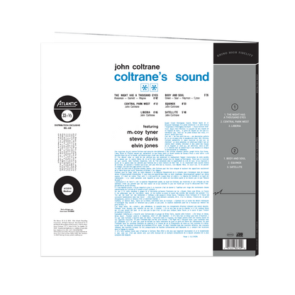 Coltrane's Sound (Mono) (Rhino High Fidelity) (Unnumbered) Vinyl [LP]