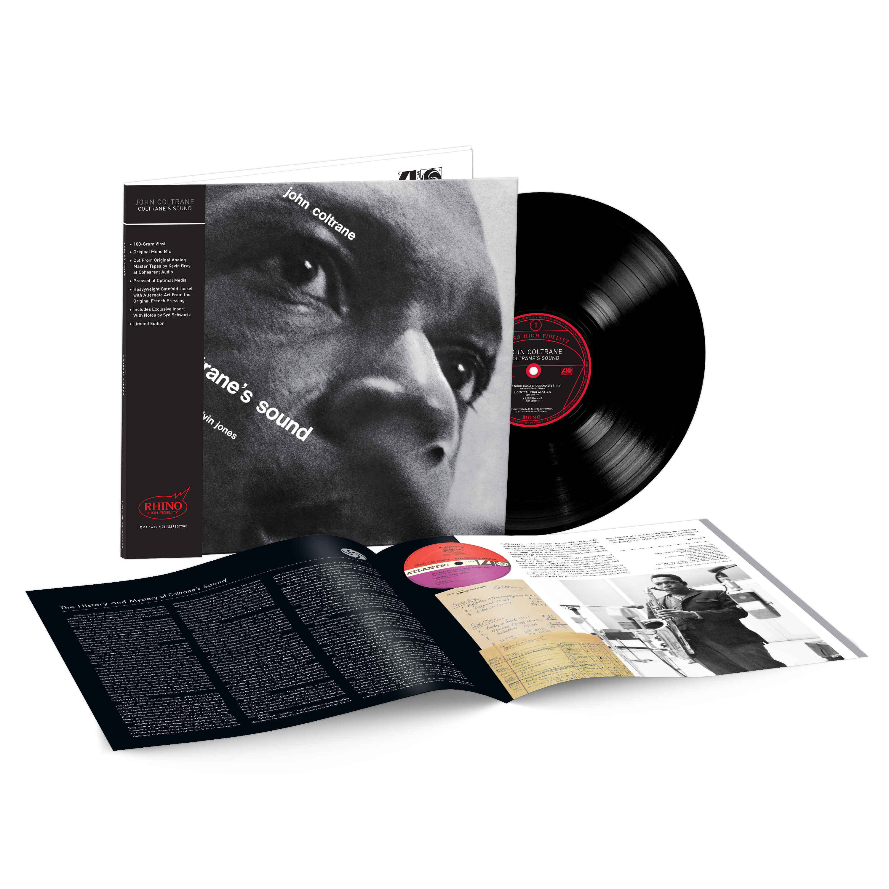 Coltrane's Sound (Mono) (Rhino High Fidelity) (Unnumbered) Vinyl [LP]