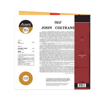 Ole Coltrane (Mono) (Rhino High Fidelity) (Unnumbered) Vinyl [LP]