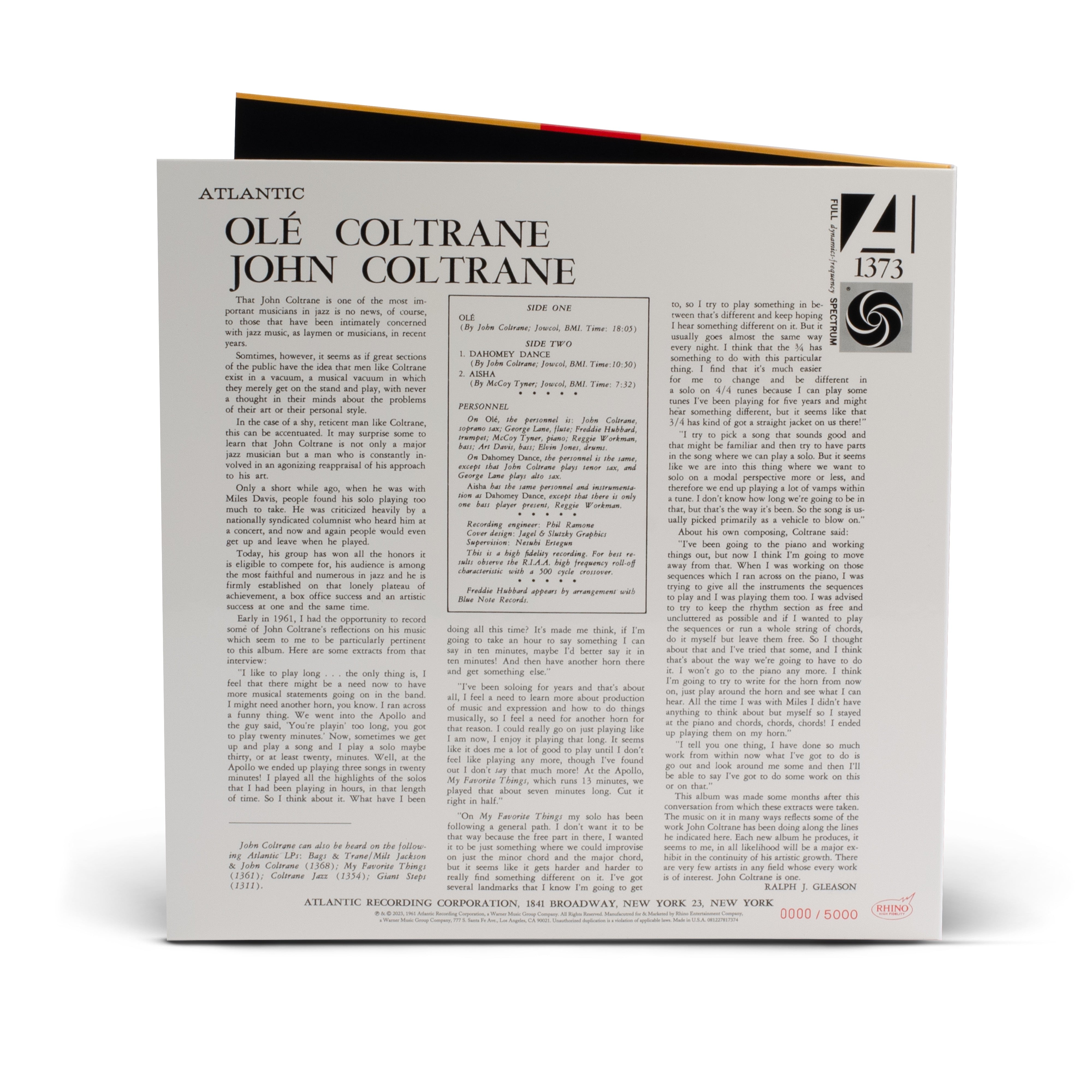 Olé Coltrane (Rhino High Fidelity)