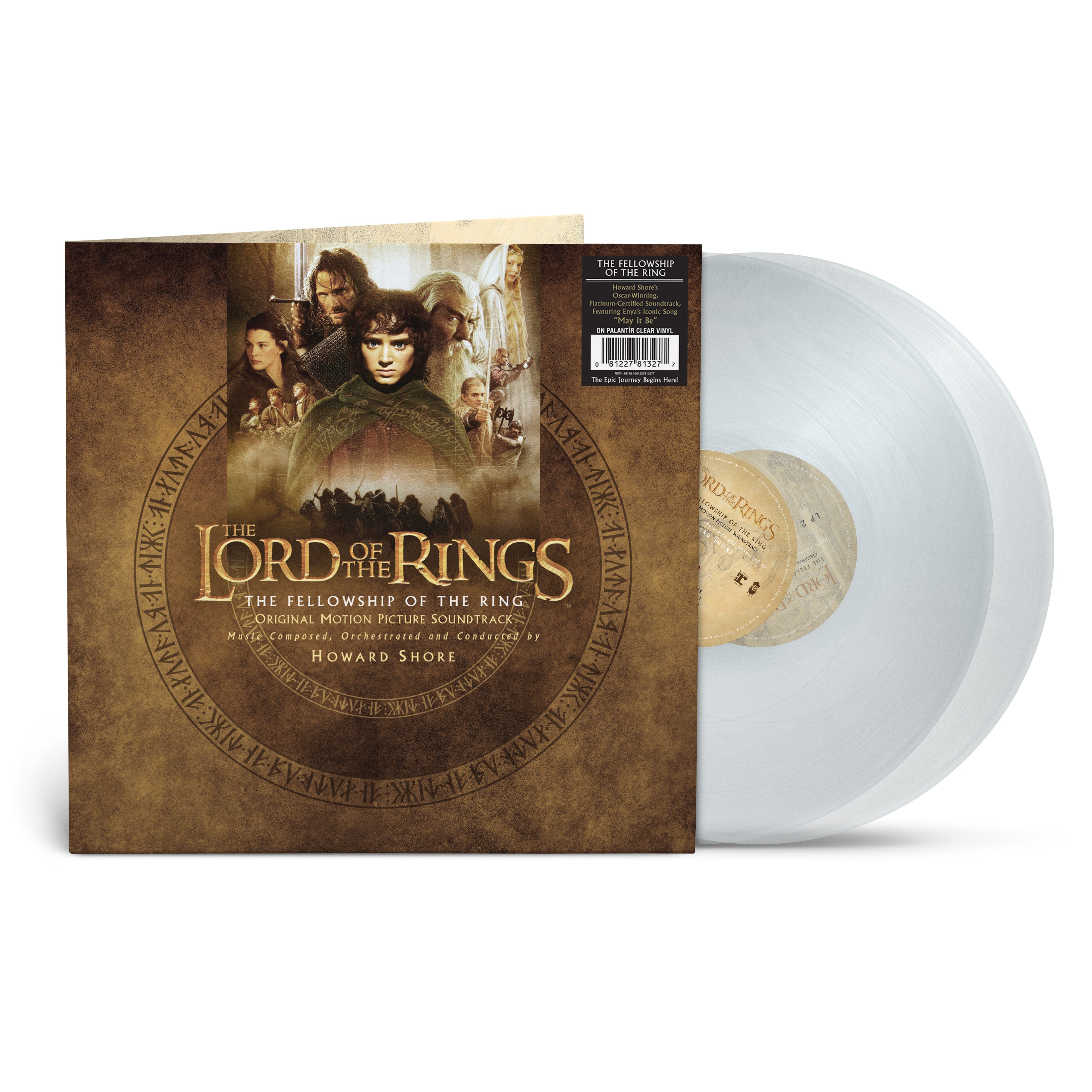 The Lord Of The Rings: The Fellowship Of The Ring (Clear) 2LP