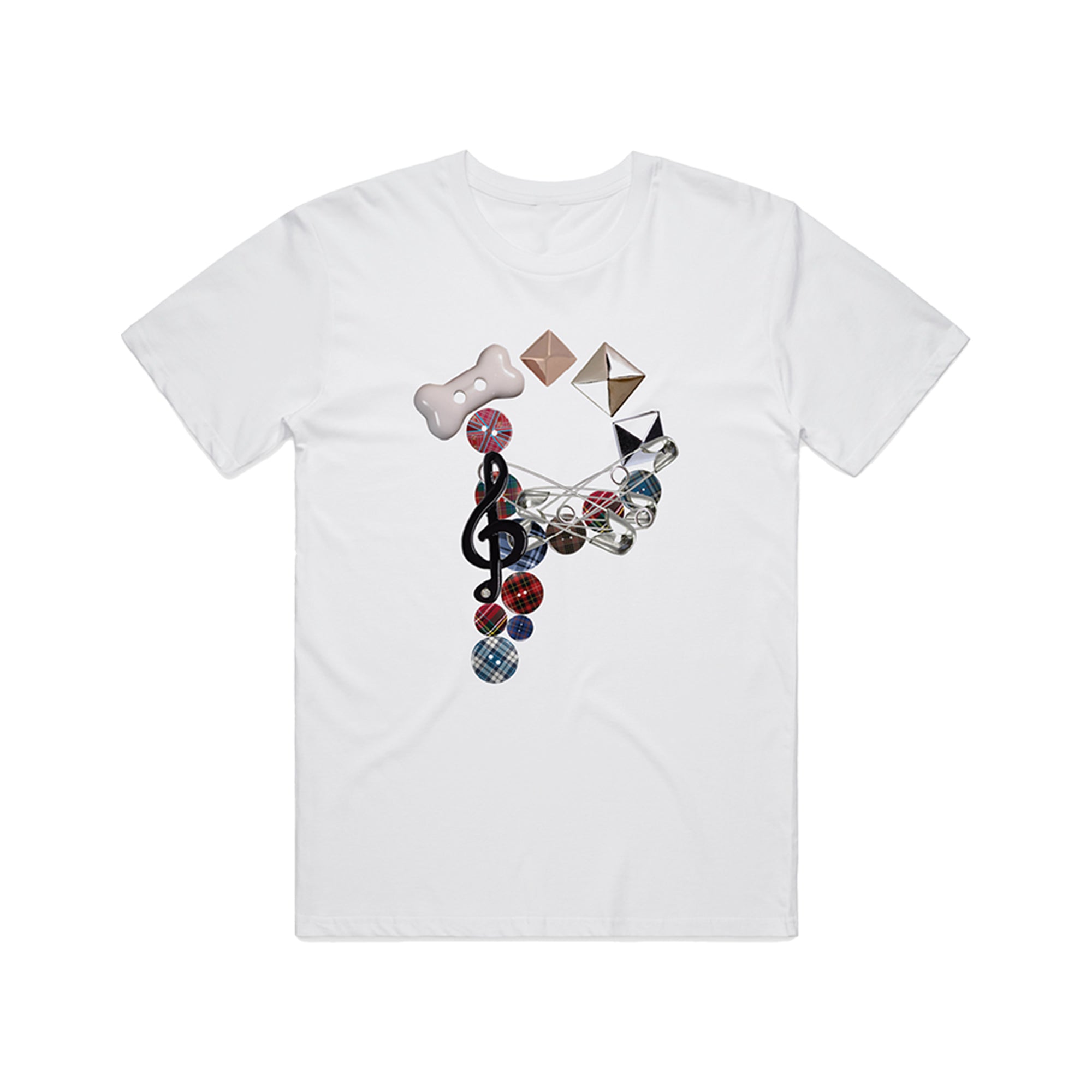 Buttons T-Shirt White