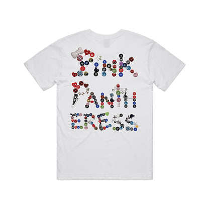 Buttons T-Shirt White