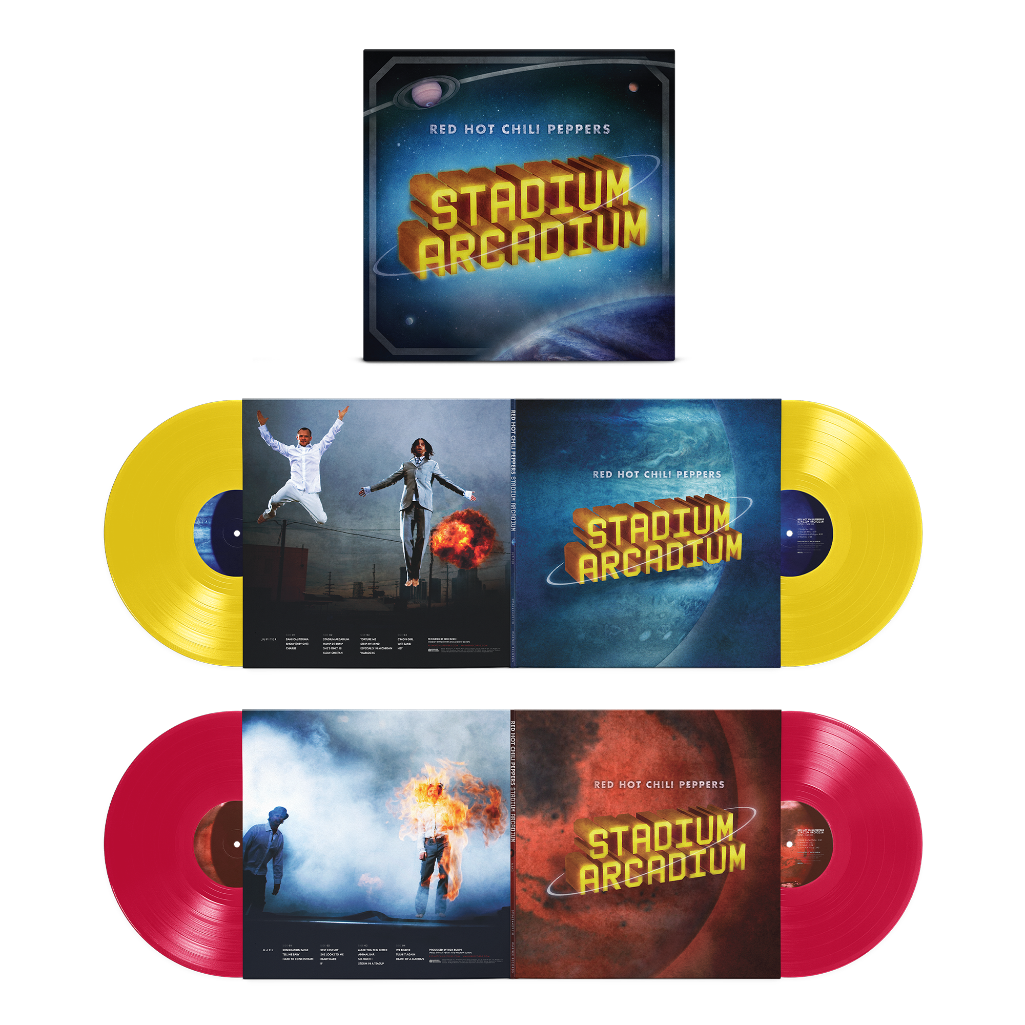Stadium Arcadium: 20th Anniversary Limited Edition Canary Yellow & Apple Red Vinyl