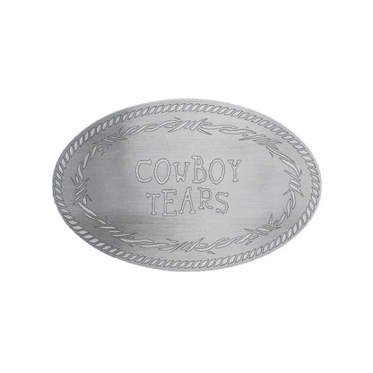 Cowboy Tears Belt Buckle