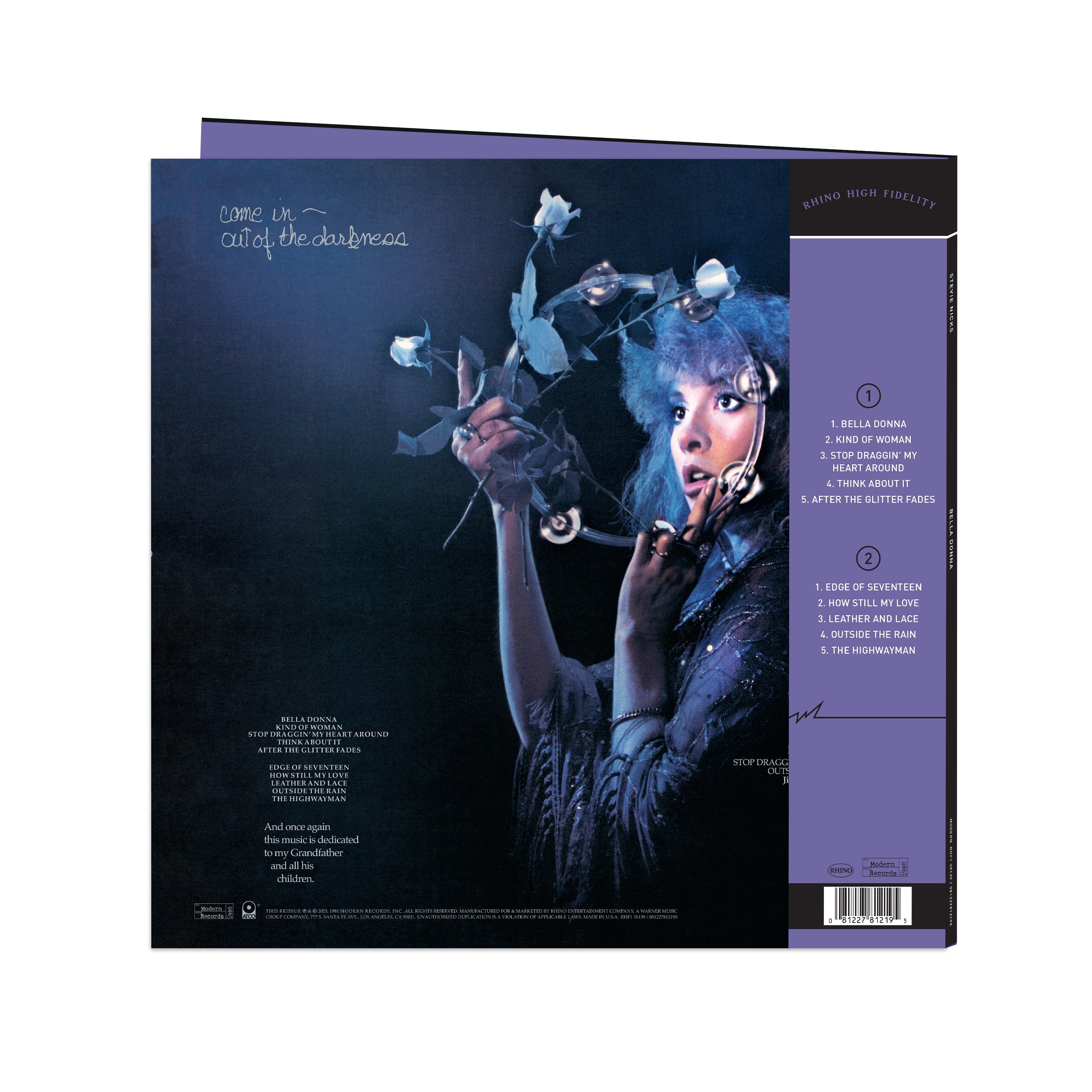 Bella Donna (Rhino High Fidelity) Vinyl [LP] – Warner Music Canada
