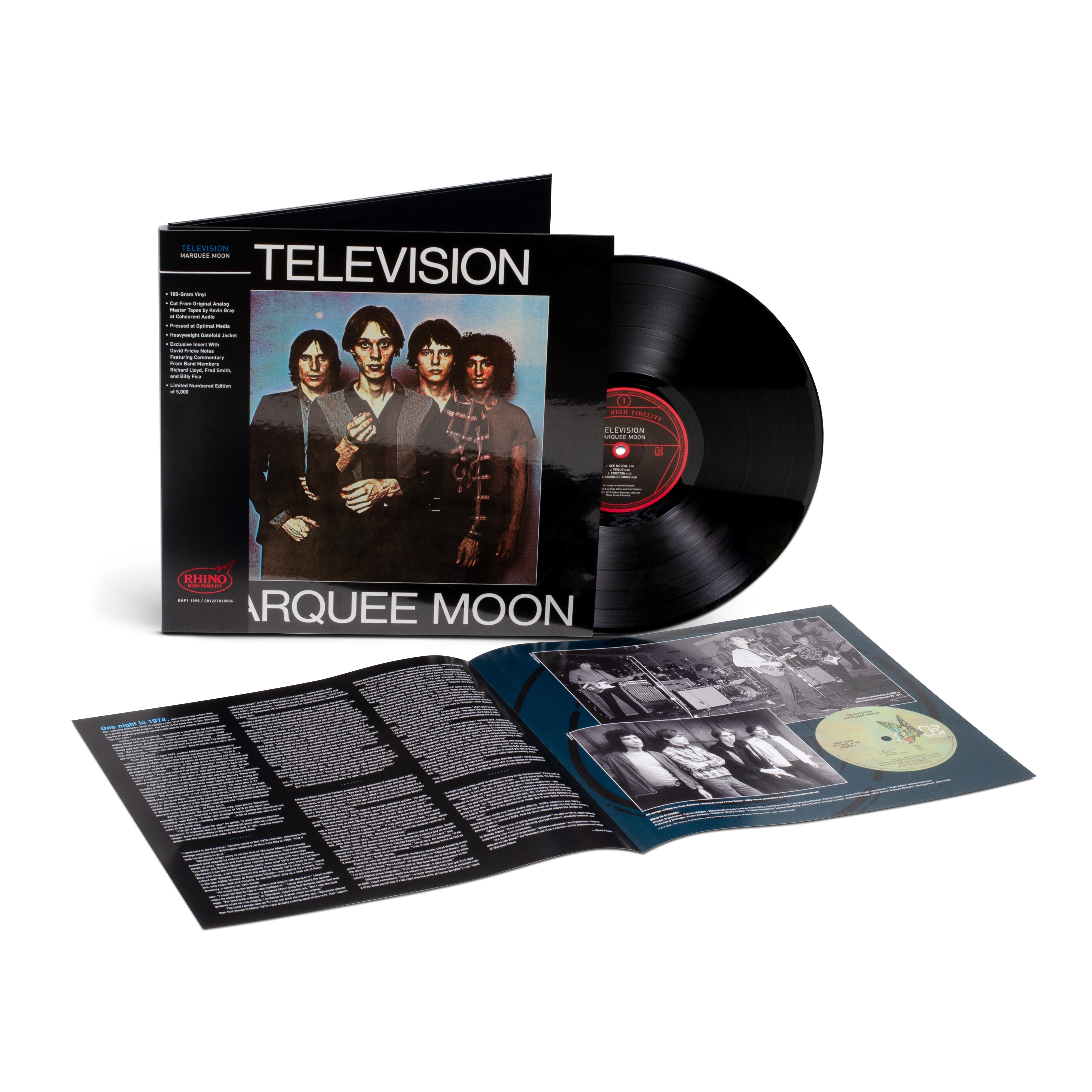 Marquee Moon (Rhino High Fidelity) (Unnumbered) Vinyl [LP