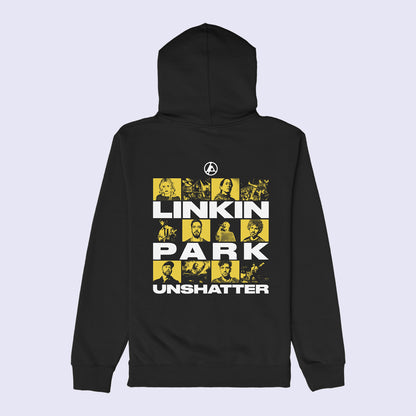 UNSHATTER Black Zip Up Hoodie