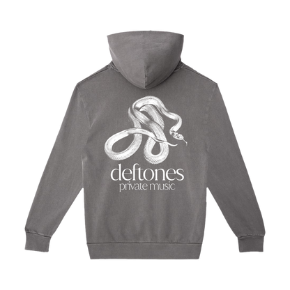 private music embroidered hoodie