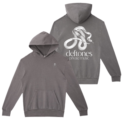 private music embroidered hoodie