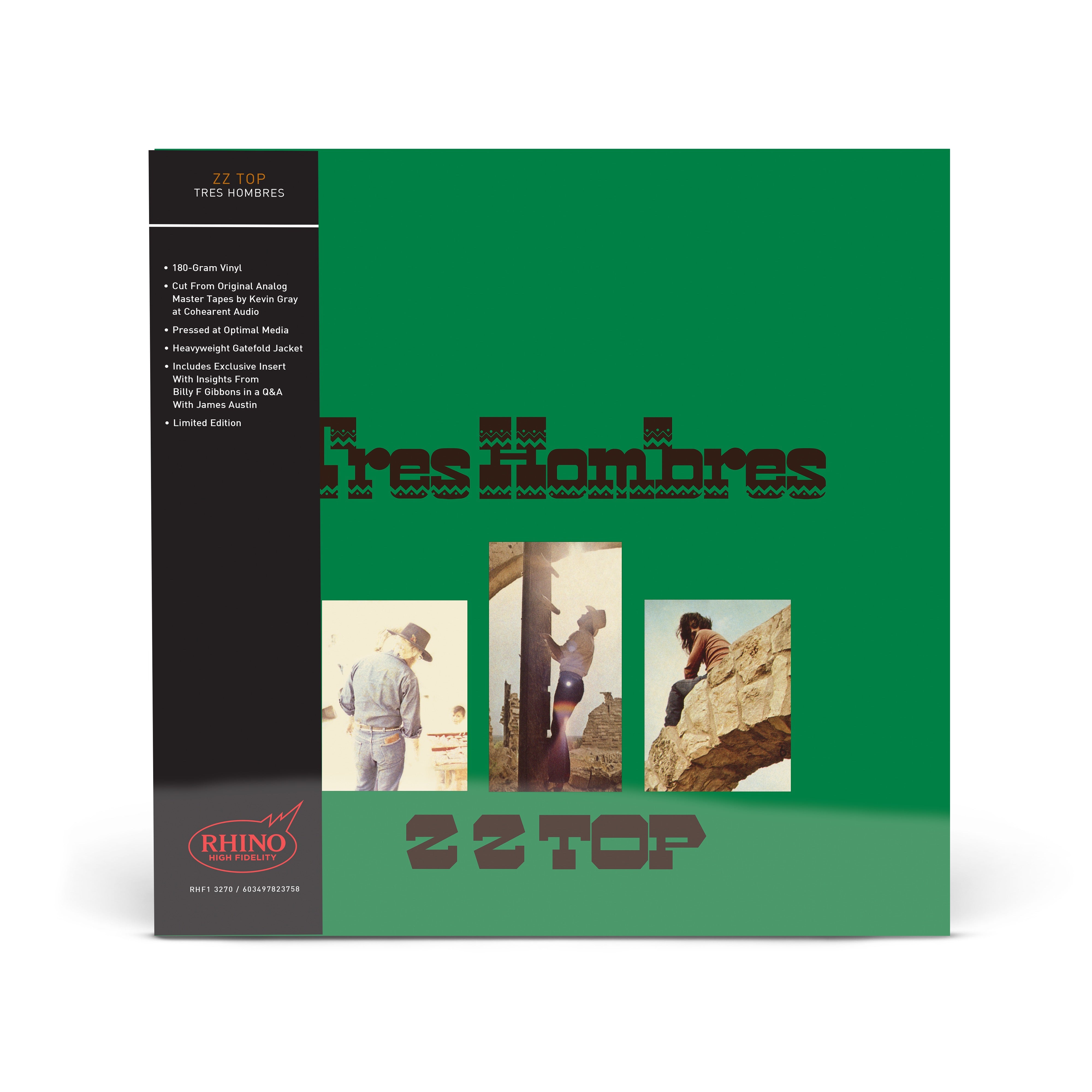 Tres Hombres (Rhino High Fidelity) (Unnumbered) Vinyl [LP