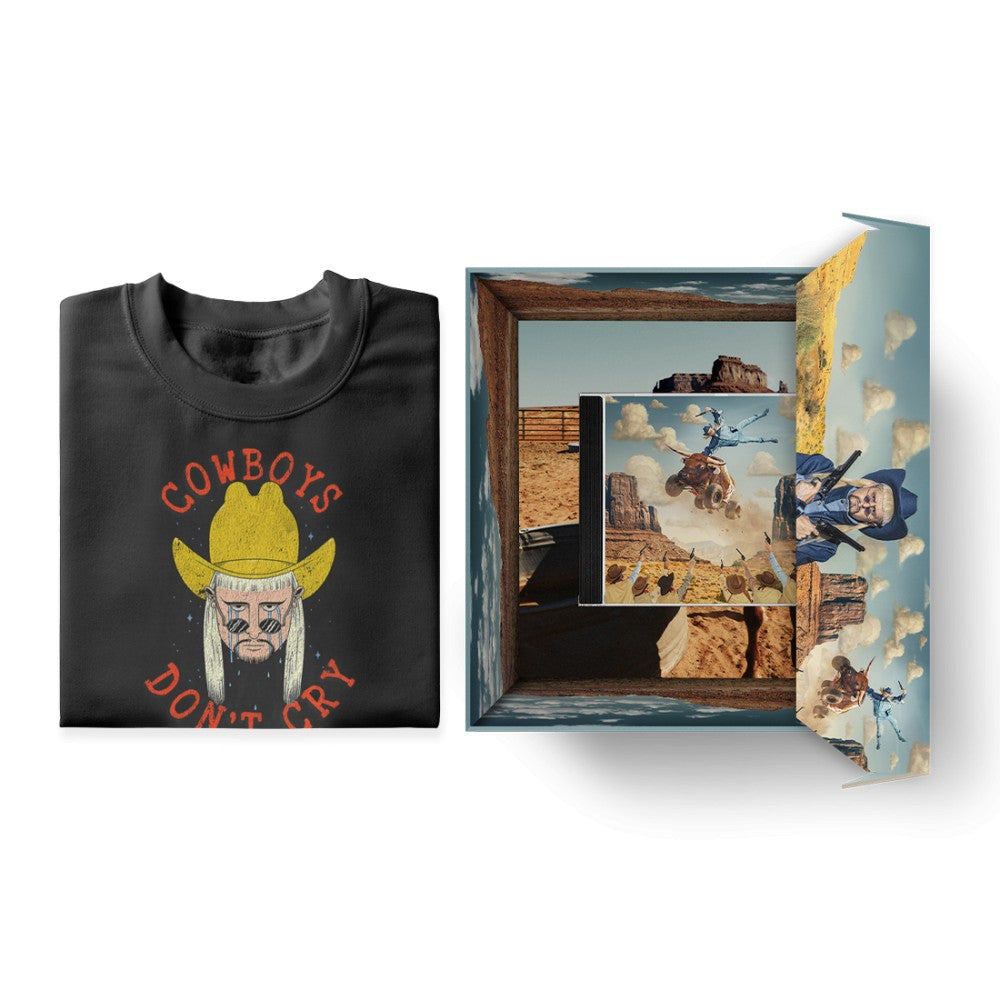 Cowboys Don’t Cry T-Shirt + CD Box Set
