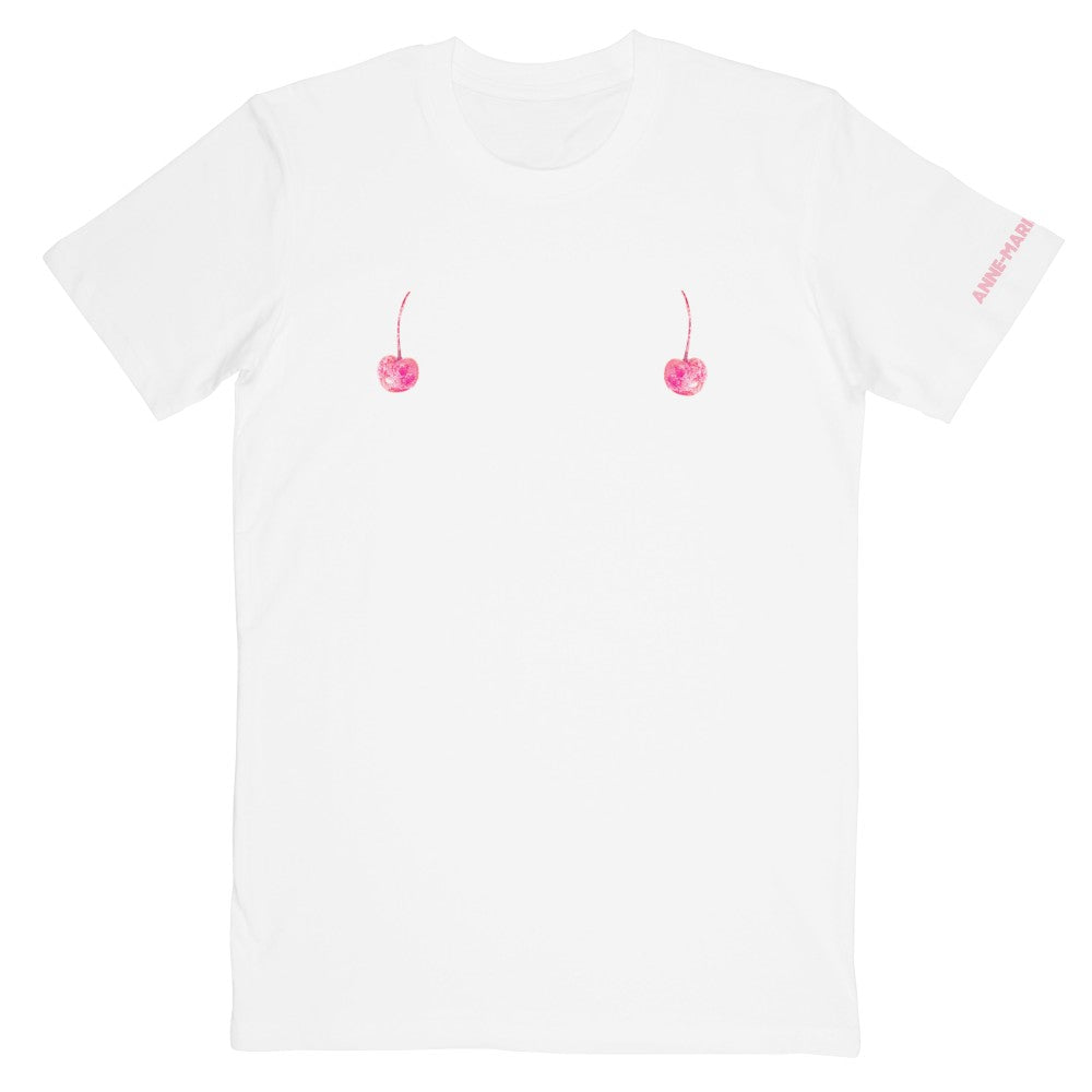 Cherry Nips T-Shirt White
