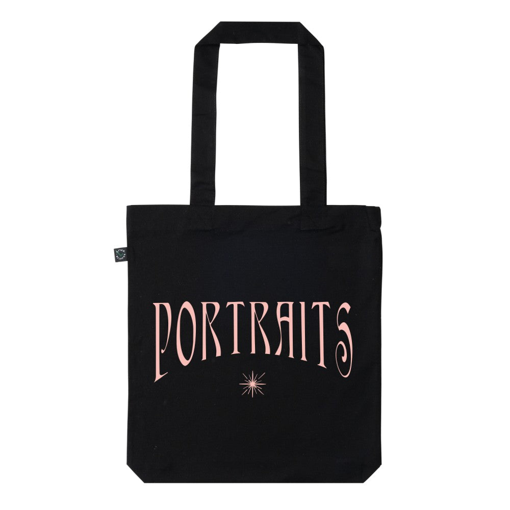Portraits Black Tote Bag