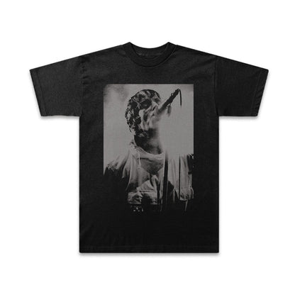 Knebworth 22 Live Photo T-Shirt Black