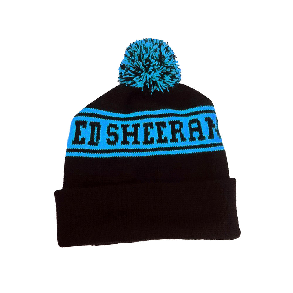 Ed Blue Bobble Hat