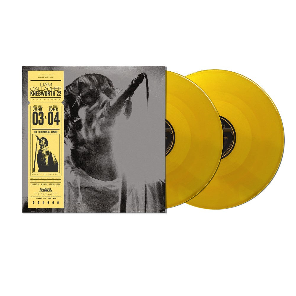 Knebworth 22 Sun Yellow 2LP
