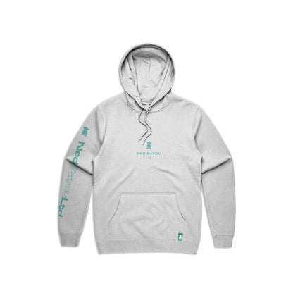 Outline Pullover Hoodie (White)